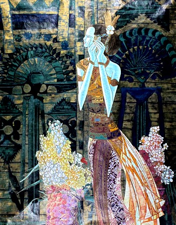 ティン・シャオ・クァンの絵画作品　タイトルは、バウンティハーベスト